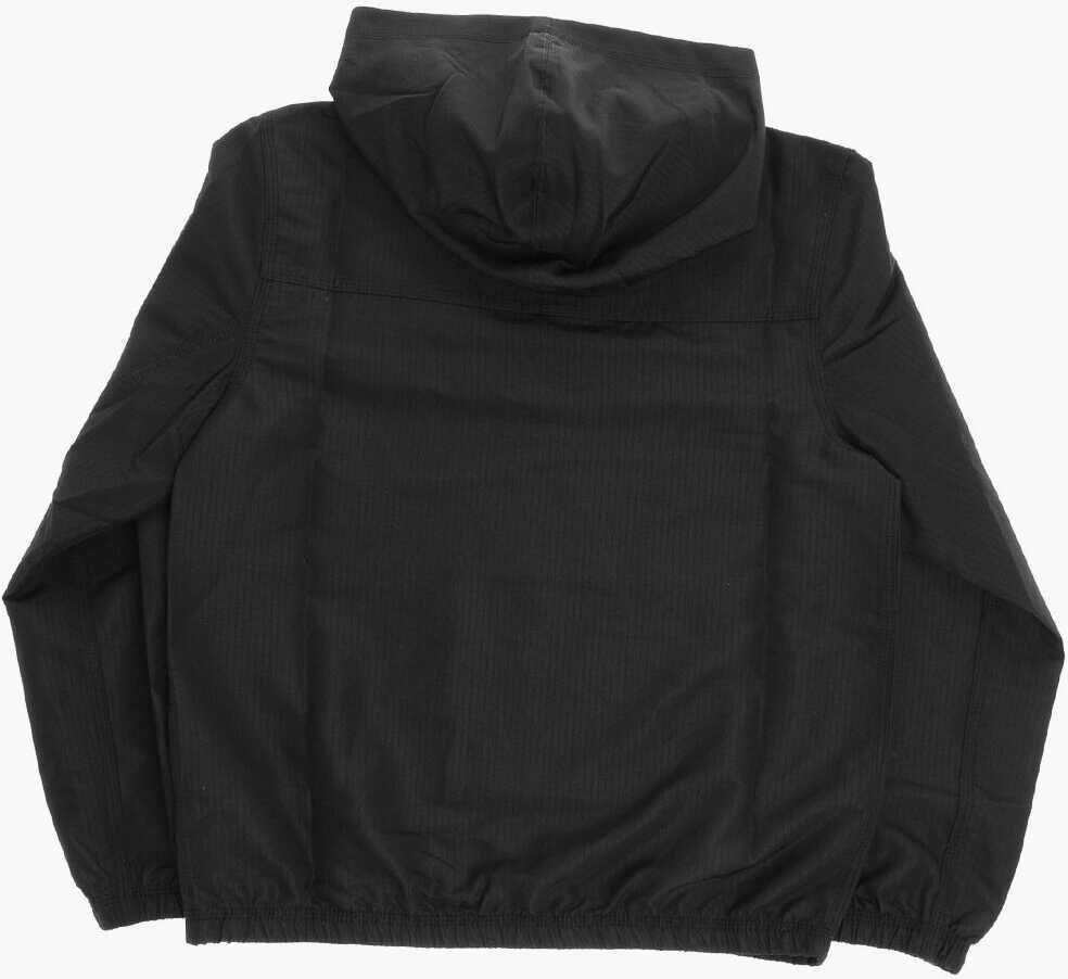 Jachete Converse Rip Stop Check Geared Up Layering Oveshirt Black Baieti (BM 12382770) 3