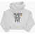Nike Brushed Cotton Hoodie With Front Print Gray