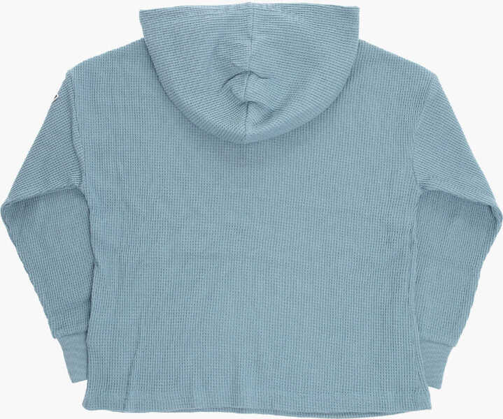 Pulovere Converse All Star Honeycomb Fabric Hooded Sweater Blue Baieti (BM 12382842) 3