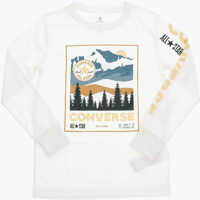 Tricouri Converse Allstar Chuck Taylor Long Sleeve Printed Mountain Box Crew-N