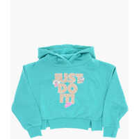 Bluze de trening Brushed Cotton Hoodie With Front Print Baieti