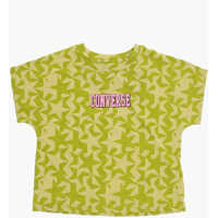 Tricouri All-Over Stars Printed Relaxed Dolman Boxy Crew-Neck T-Shirt Baieti