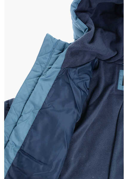 Jachete Converse All Star Chuck Taylor Padded Jacket With Hood And Fleeced Li Blue Baieti (BM 12382881) 4