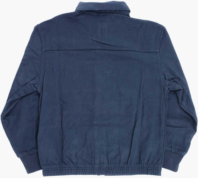 Jachete Converse All Star Cotton Twill Lifestyle Overhirt With Breast Pocket Blue Baieti (BM 12382884) 3