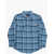 Converse All Star Plaid Check Flannel Lifestyle Overshirt Blue
