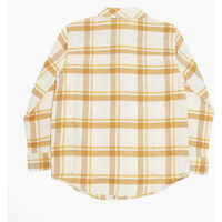 Jachete pentru Baieti - Jachete Converse All Star Plaid Check Flannel Lifestyle Overshirt Beige Baieti (BM 12382890) - B-mall.ro