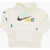 Nike Fleeced Cotton Blend Trend Trekker Hoodie White