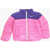 Nike Color Block Padded Jacket With Fleeced Inner Pink
