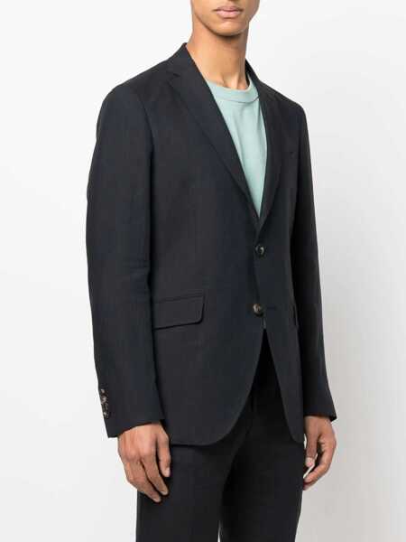 Geci ETRO Etro Blue Jacket With Patterned Inner Lining BLUE Barbati (BM 12383064) 3