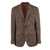 ETRO Etro Wool Jacket With Check Workmanship BROWN