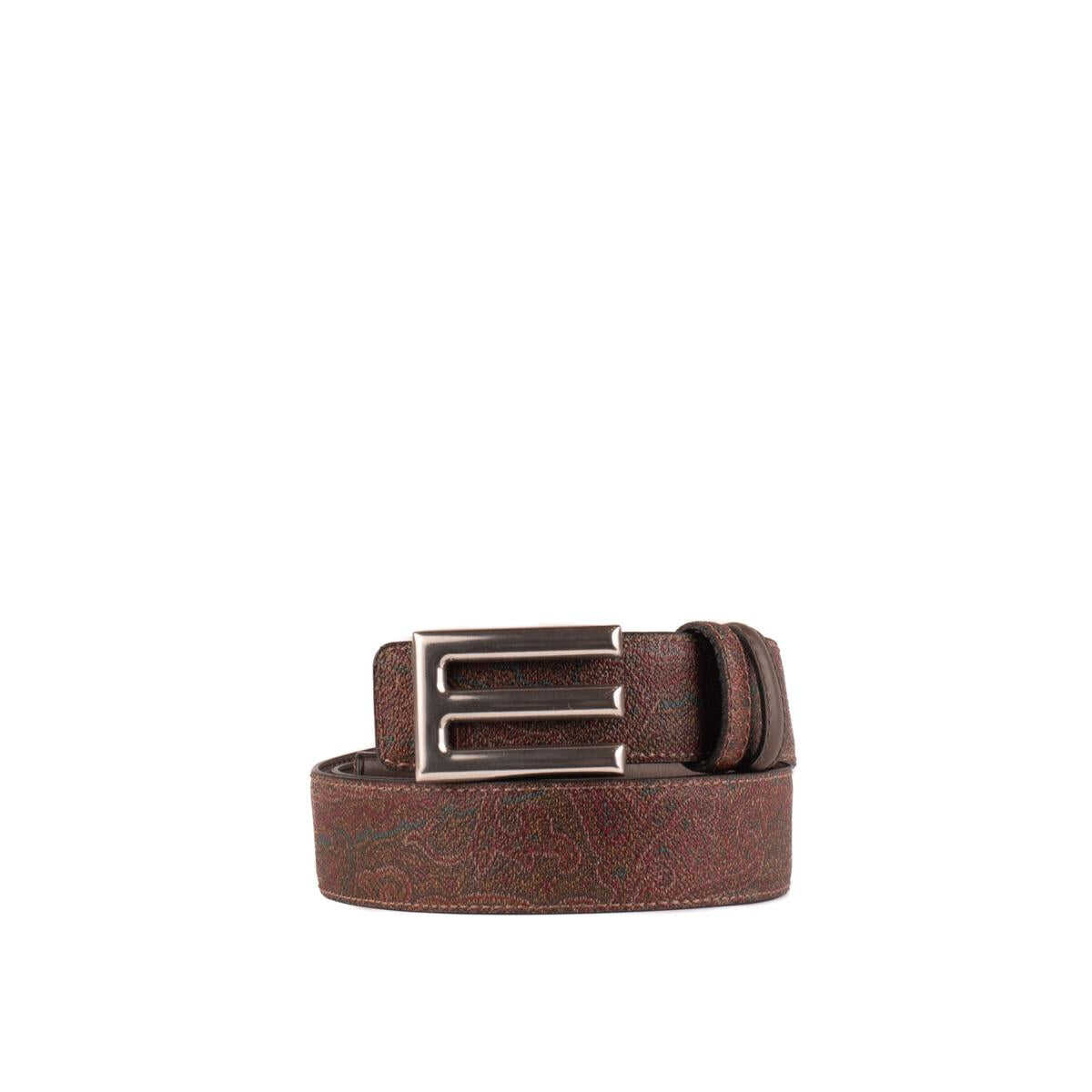 ETRO ETRO Reversible Paisley Belt RED