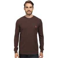 Bluze Long Sleeve Crew Neck Solid Thermal Shirt Barbati