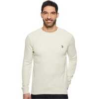 Bluze Long Sleeve Crew Neck Solid Thermal Shirt Barbati