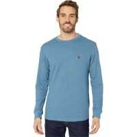 Bluze Long Sleeve Crew Neck Solid Thermal Shirt Barbati