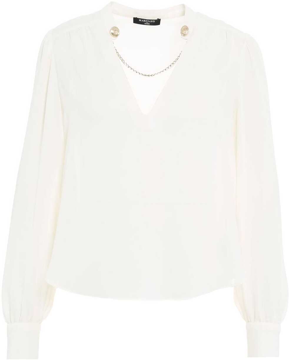 Guess by Marciano Blouse with chain detail White