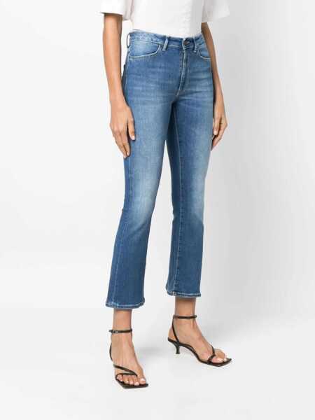 Blugi drepti Dondup JEANS DONDUP MANDY BLUE Blue Femei (BM 12384747) 3