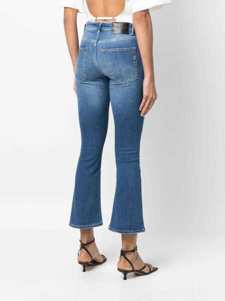 Blugi drepti Dondup JEANS DONDUP MANDY BLUE Blue Femei (BM 12384747) 4