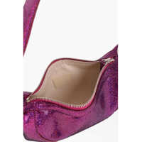 Genti de umar BY FAR Dama - Genti de umar BY FAR Metallic Soft Leather Mini Amira Shoulder Bag Pink Femei (BM 12384855) - B-mall.ro