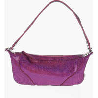 Genti de umar Metallic Soft Leather Mini Amira Shoulder Bag Femei