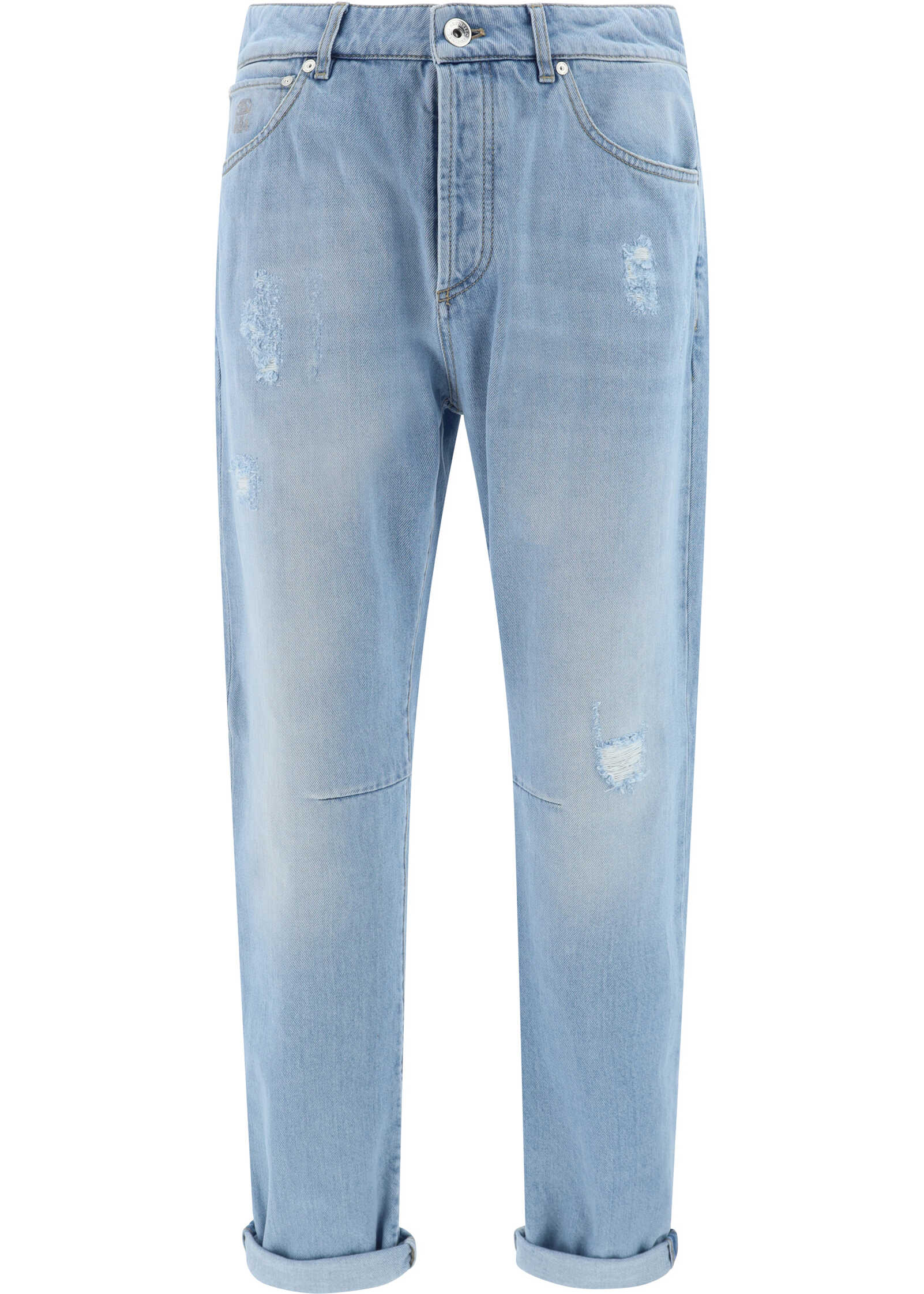 Brunello Cucinelli Jeans DENIM CHIARISSIMO OLD