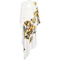 Rochii Salvatore Ferragamo Asymmetrical Dress With Botanical Print Femei
