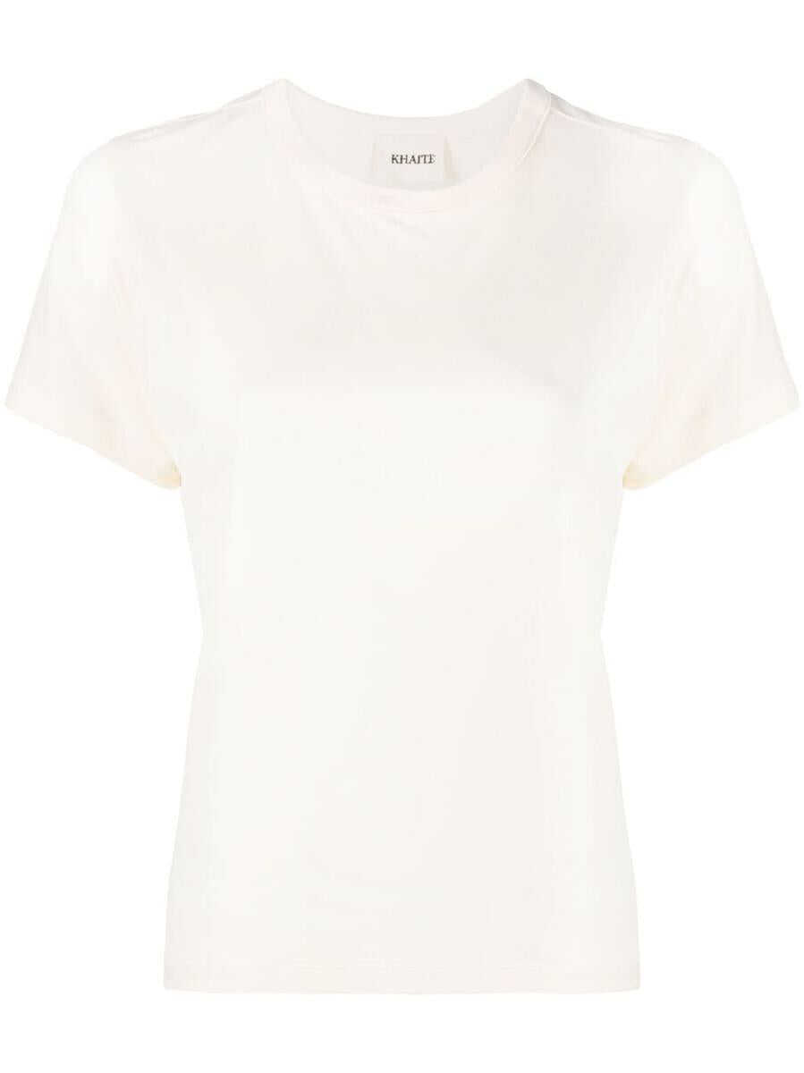 Khaite KHAITE EMMYLOU T-SHIRT CLOTHING NUDE & NEUTRALS