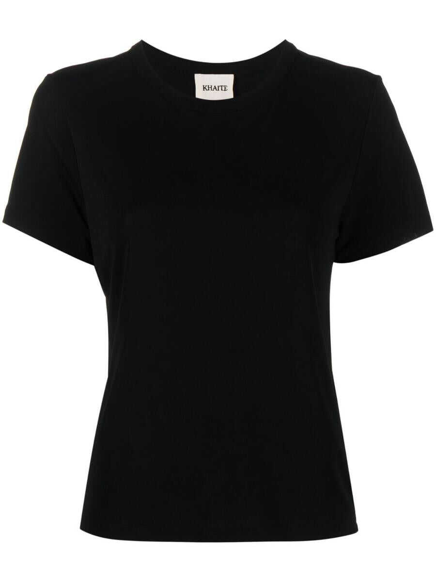 Khaite KHAITE EMMYLOU T-SHIRT CLOTHING BLACK