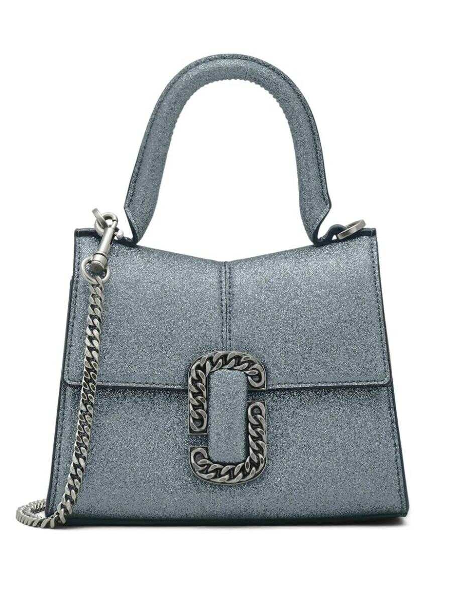 Marc Jacobs MARC JACOBS THE GALACTIC GLITTER ST. MARC MINI BAGS GREY