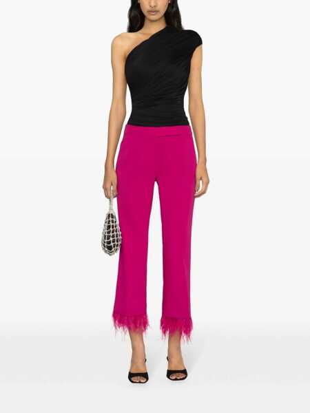 Pantaloni casual Michael Kors Michael Kors Crop Flare Fthr Pant PINK Femei (BM 12389778) 2