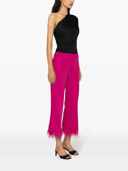 Pantaloni casual Michael Kors Michael Kors Crop Flare Fthr Pant PINK Femei (BM 12389778) 3