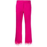 Pantaloni casual Michael Kors Crop Flare Fthr Pant Femei