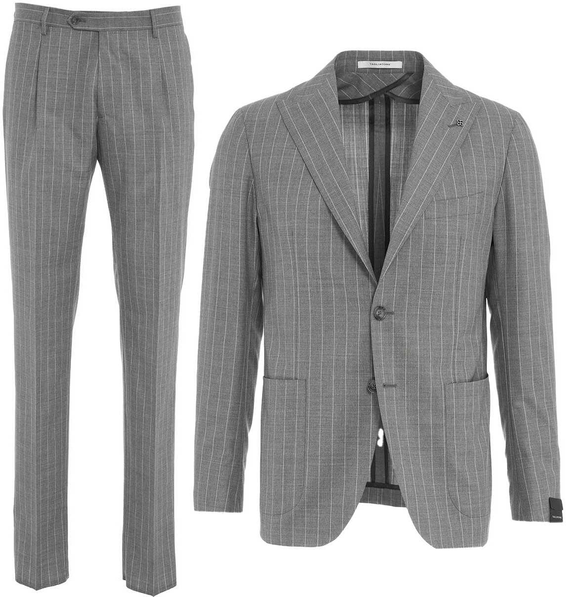 Tagliatore Pinstripe suit Grey