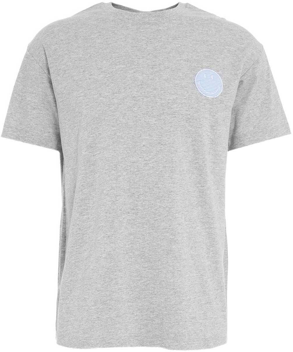 JOSHUAS T-shirt with logo patch Grey