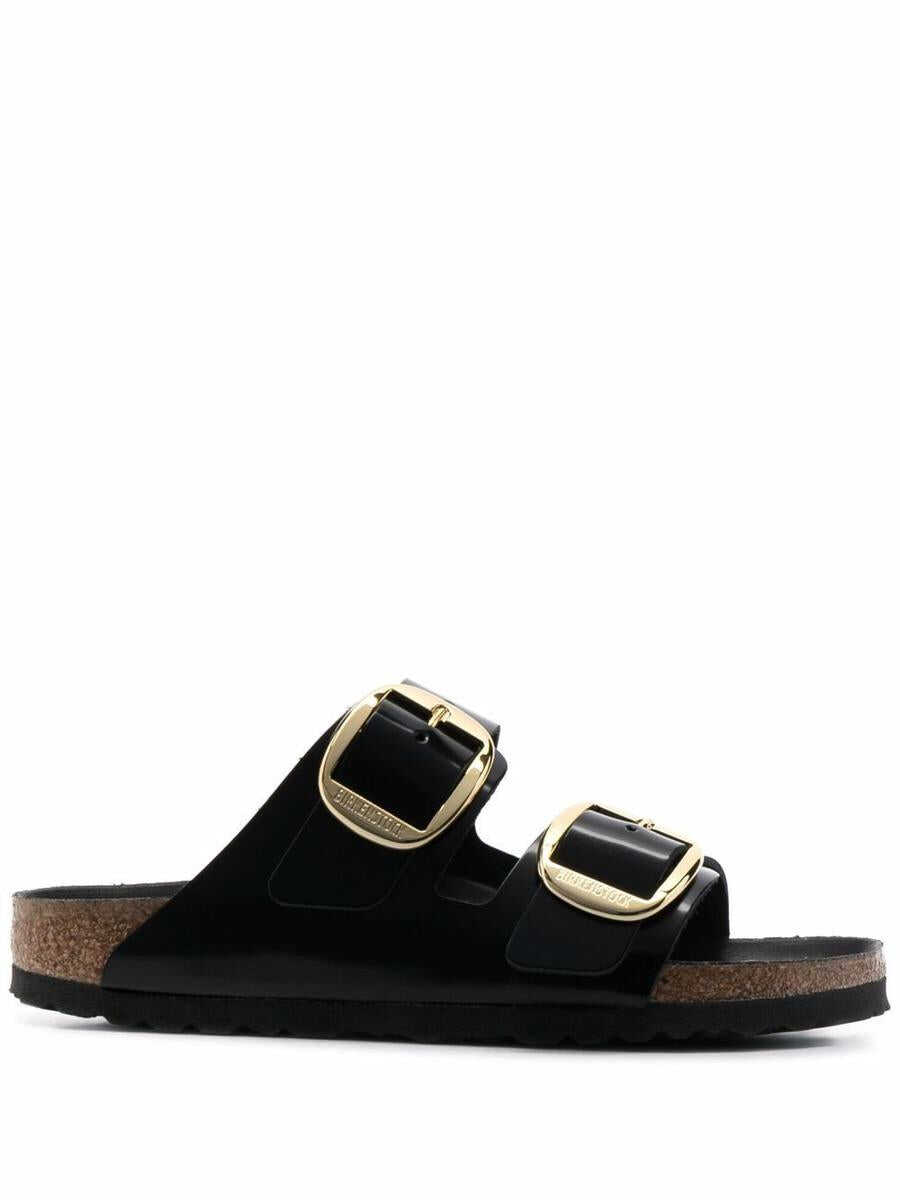 Birkenstock BIRKENSTOCK Arizona Big Buckle shine sandals BLACK