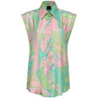 Camasi Pinko Cabiri Printed Viscose Shirt Femei