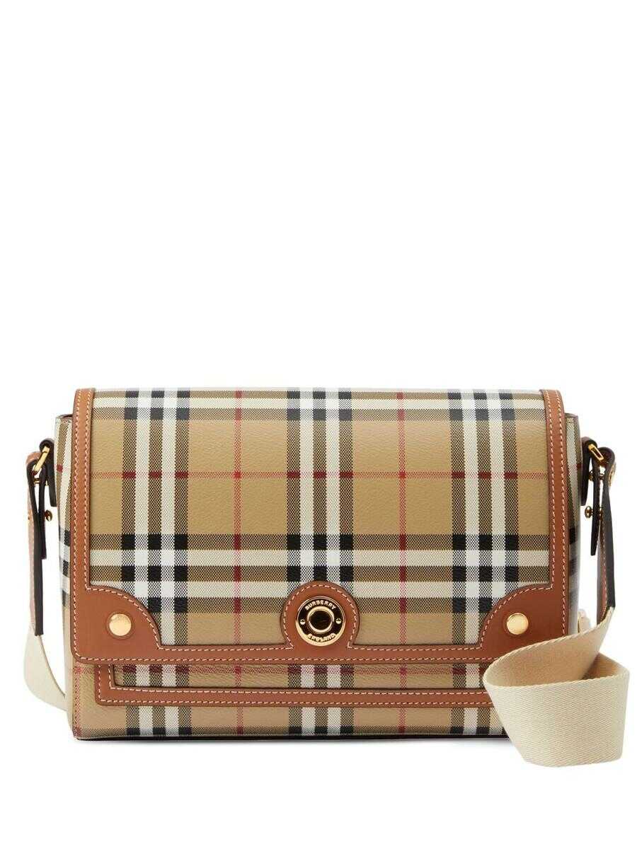 Burberry BURBERRY Note medium crossbody bag LEATHER BROWN