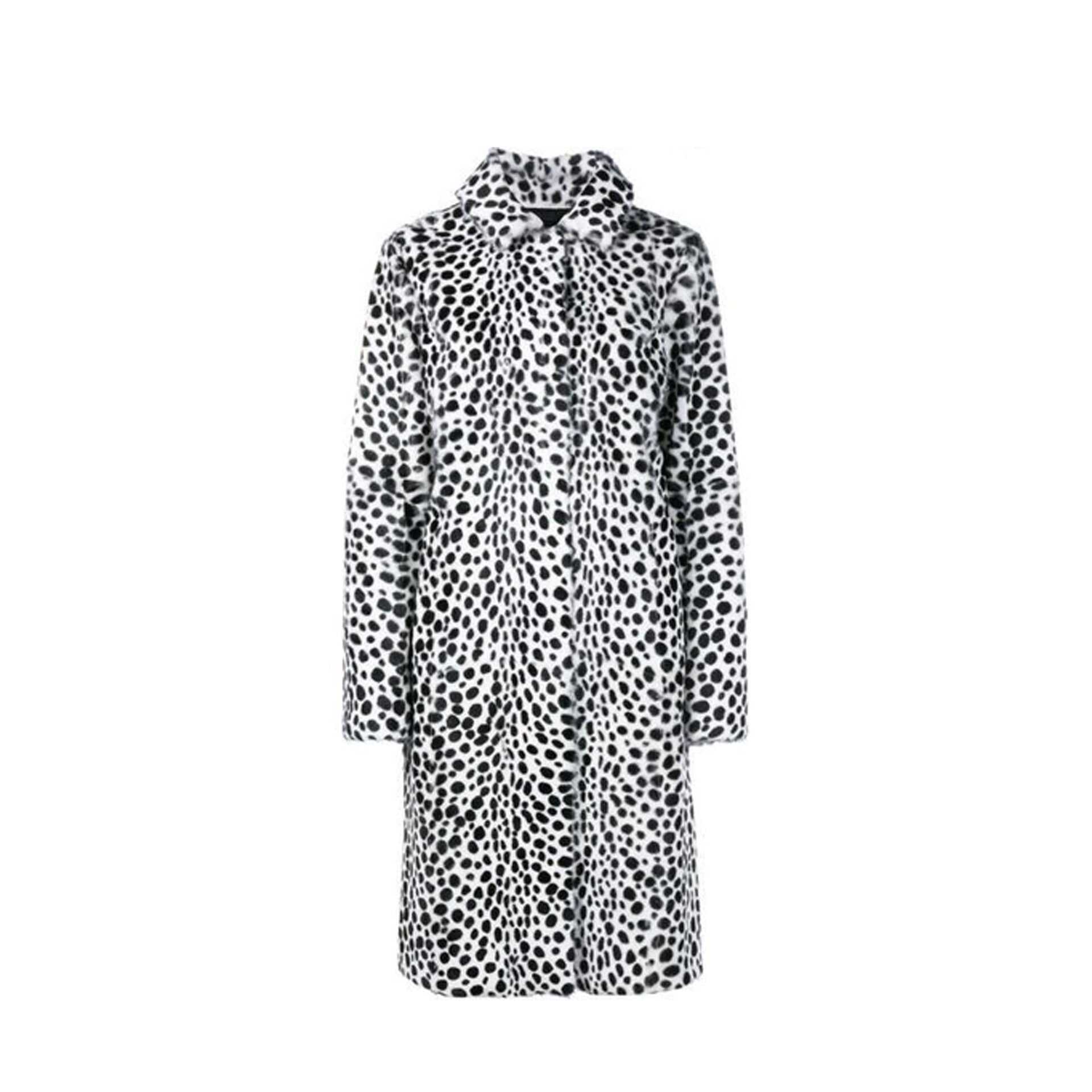 Givenchy Givenchy Printed Goat Hair Coat White