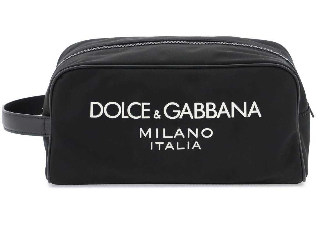 Dolce & Gabbana Rubberized Logo Beauty Case NERO NERO