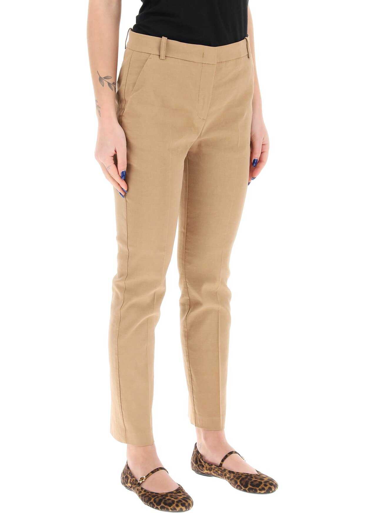 Pinko Bello Cigarette Pants BEIGE BRUNO FULVO