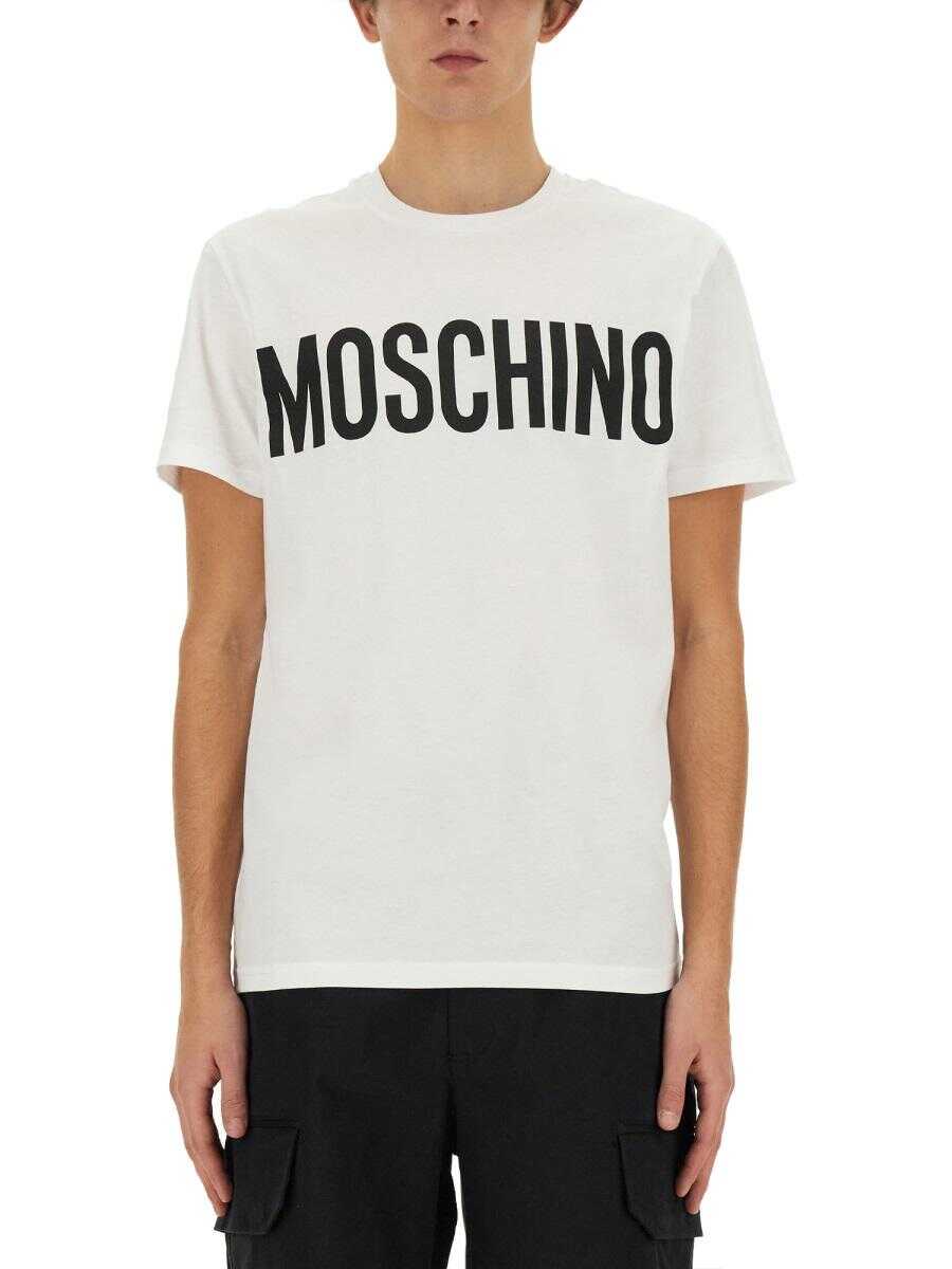 Moschino MOSCHINO T-SHIRT CON LOGO WHITE