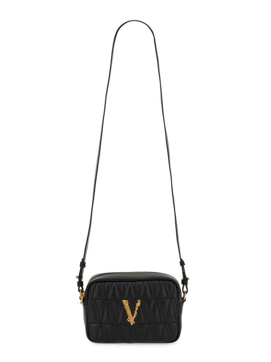 Versace VERSACE "VIRTUS" SHOULDER BAG BLACK