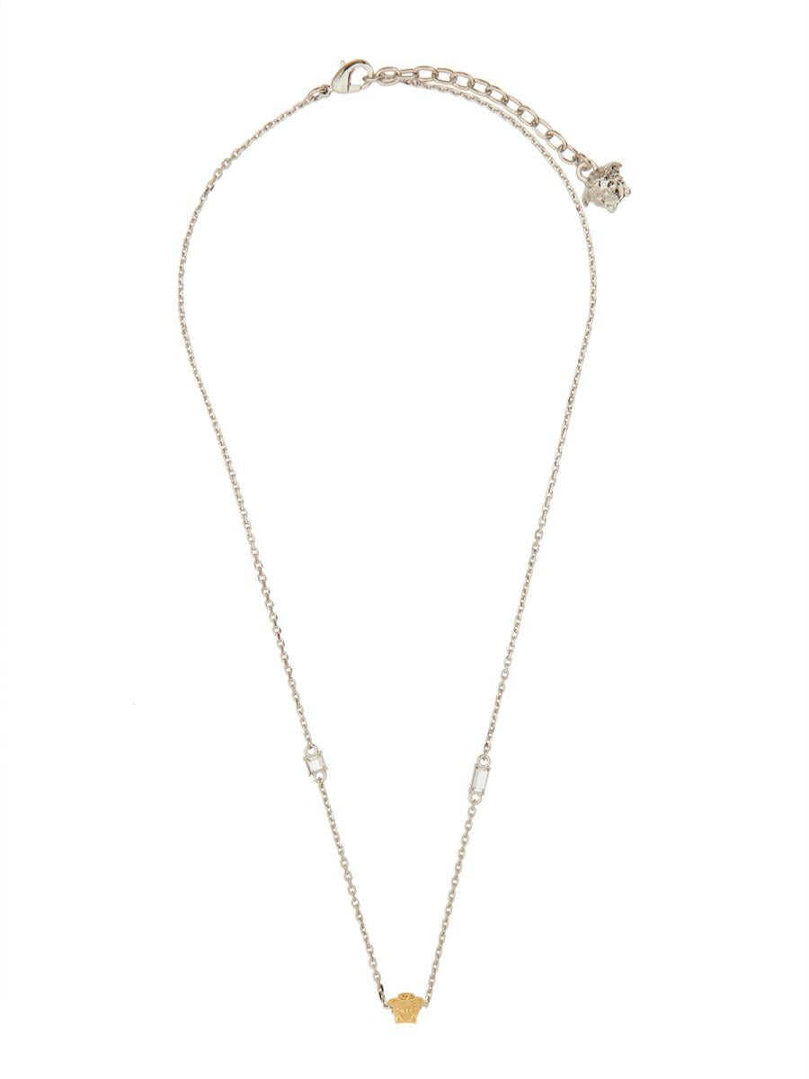 Versace VERSACE LOGO NECKLACE SILVER