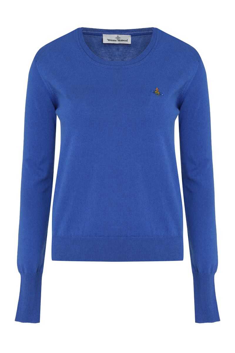 Vivienne Westwood VIVIENNE WESTWOOD Orb logo sweater BLUE