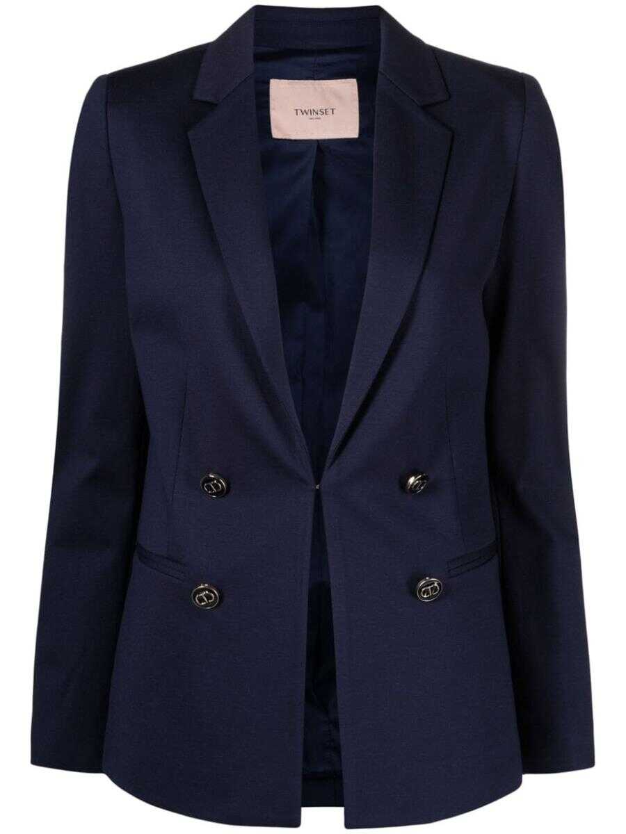 TWINSET TWINSET Double-breasted blazer BLUE