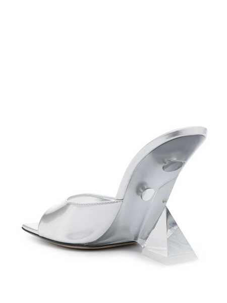 Sandale cu toc THE ATTICO The Attico Mule Cheope SILVER Femei (BM 12402321) 3