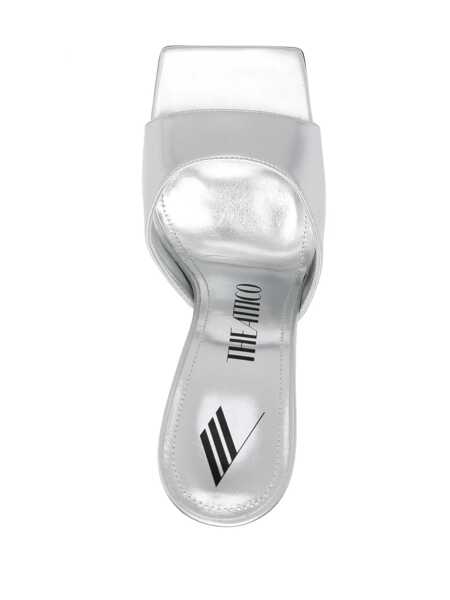 Sandale cu toc THE ATTICO The Attico Mule Cheope SILVER Femei (BM 12402321) 4