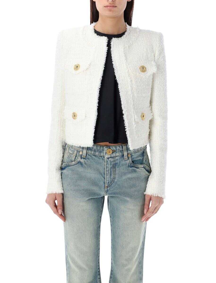 Balmain BALMAIN Tweed jacket WHITE