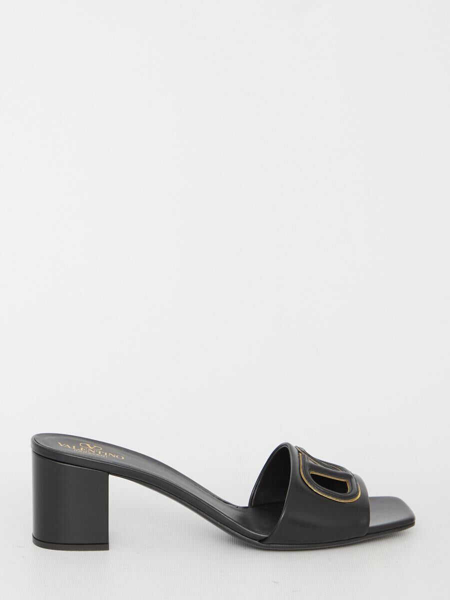 Valentino Garavani Slide VLogo Signature sandals BLACK