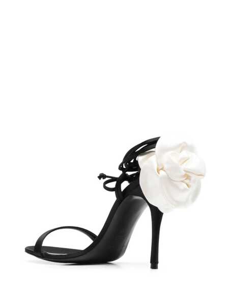 Pantofi cu toc Magda Butrym Magda Butrym Sandal With Two Flowers Black Femei (BM 12404091) 3