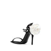 Pantofi cu toc Magda Butrym Dama - Pantofi cu toc Magda Butrym Magda Butrym Sandal With Two Flowers Black Femei (BM 12404091) - B-mall.ro